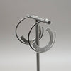 Deco Reverie Hoops Earrings Sterling Silver Earring Garden of Desire 