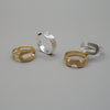 Deco Reverie Oval Ring Sterling Silver Earring Garden of Desire 