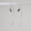 Marquise Silver Earrings with Gems Sterling Silver Earring Garden of Desire Labradorite 