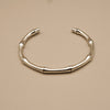 Bamboo Silver Cuff Sterling Silver Bracelet Garden of Desire 