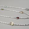 Bliss Necklace with Gems Sterling Silver Necklace Garden of Desire 