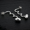 Current II Earrings Sterling silver earring Garden of Desire 