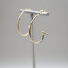 Curve Earring Sterling Silver Earring Garden of Desire Gold plated 