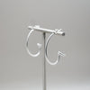 Curve Earring Sterling Silver Earring Garden of Desire Silver 