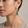 Deco Column Earrings Sterling Silver Earring Garden of Desire 