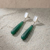 Deco Column Earrings Sterling Silver Earring Garden of Desire 
