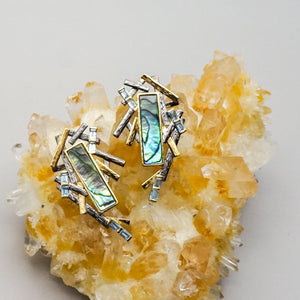 Deco Reverie Earrings in Topaz Sterling Silver Earring Garden of Desire 