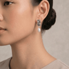 Deco Trio Earrings Sterling Silver Earring Garden of Desire 