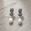 Deco Trio Earrings Sterling Silver Earring Garden of Desire 