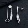 Line & Form Earrings Sterling silver earring Garden of Desire 