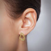 Route Earrings with Pearls and Kyanite Sterling Silver Earring Garden of Desire 