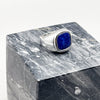 Signet Silver Ring Sterling Silver Ring Garden of Desire 6 Lapis Lazuli 