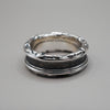 Silver Terrain Ring Oxidised Sterling Silver Ring Garden of Desire 