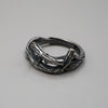 Silver Vine Ring Oxidised Sterling Silver Ring Garden of Desire 