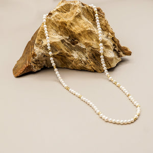 Tide Pearl Necklace Sterling Silver Necklace Garden of Desire 
