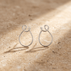 Vine III Earrings Sterling Silver Earring Garden of Desire 