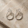 Vine III Earrings Sterling Silver Earring Garden of Desire 