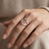 Vine III Ring Sterling Silver Earring Garden of Desire 