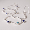 Bliss Earrings in Lapis and Turquoise Sterling Silver Earring Garden of Desire 