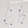 Bliss Earrings in Lapis and Turquoise Sterling Silver Earring Garden of Desire 