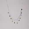 Bliss Necklace in Tourmaline Stones Sterling Silver Necklace Garden of Desire 