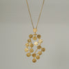 Bloom Pendant and Necklace in Plated Gold Sterling Silver Necklace Garden of Desire 
