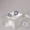 Bud Gems Stud Earrings Sterling Silver Earring Garden of Desire Apatite with Peridot 