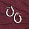 Curve Silver Earrings Sterling Silver Earring Garden of Desire 
