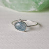 Dew Drops of Gems Rings Sterling Silver Ring Garden of Desire Apatite (Blue) 6 