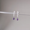 Droplets Earrings Sterling Silver Earring Garden of Desire Amethyst 
