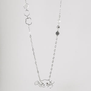 Elements Silver Necklace Sterling Silver Necklace Garden of Desire 