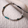 Embrace Shell and Turquoise Bracelet Sterling Silver Bracelet Garden of Desire 