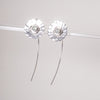 Flowers Silver Earrings Sterling silver earring Garden of Desire 