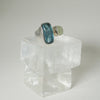 Form Double Stone Ring Sterling Silver Ring Garden of Desire Flourite and Prehnite 