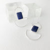 Form Silver Earrings in Gemstones Sterling Silver Earring Garden of Desire Lapis Lazuli 