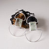 Form Silver Earrings in Gemstones Sterling Silver Earring Garden of Desire Prehnite 