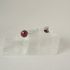 Garnet Drops Earrings Sterling Silver Earring Garden of Desire 