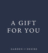 Gift Card Gift Card Garden of Desire 