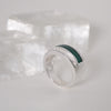 Inlay Stone Silver Ring Sterling Silver Ring Garden of Desire Malachite 