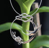 Jade Rabbit Silver Pendant Sterling Silver Necklace Garden of Desire 