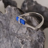 Kandinsky Form Rings Sterling Silver Earring Garden of Desire Lapis lazuli 6 
