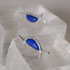 Kandinsky Series Earrings Sterling Silver Earring Garden of Desire Lapis lazuli 