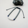 Lapis and Hematite Bracelet Sterling Silver Bracelet Garden of Desire 