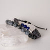 Lapis + Hematite Bracelet Sterling Silver Bracelet Garden of Desire 
