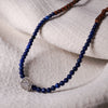 Lapis Lazuli + Wood Bracelet Sterling Silver Bracelet Garden of Desire 