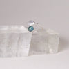 Leaf and Stone Sterling Silver Ring Garden of Desire 