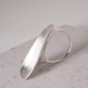 Leaf Silver Ring Sterling Silver Ring Garden of Desire 