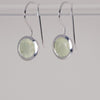 Lotus Seed Silver Earrings with Gems Sterling Silver Earring Garden of Desire 