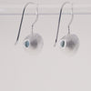 Lotus Seed Silver Earrings with Gems Sterling Silver Earring Garden of Desire 
