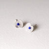Ma Petite Fleur Earrings Sterling Silver Earring Garden of Desire Lapis Lazuli (Blue) 